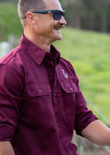 Load image into Gallery viewer, Work Shirt - Maroon