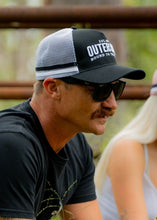 Load image into Gallery viewer, Outer Line Trucker Hat - Black/White