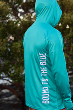 Load image into Gallery viewer, Bound The Blue Fishing Jersey - Aqua