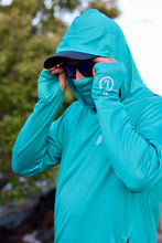 Load image into Gallery viewer, Bound The Blue Fishing Jersey - Aqua