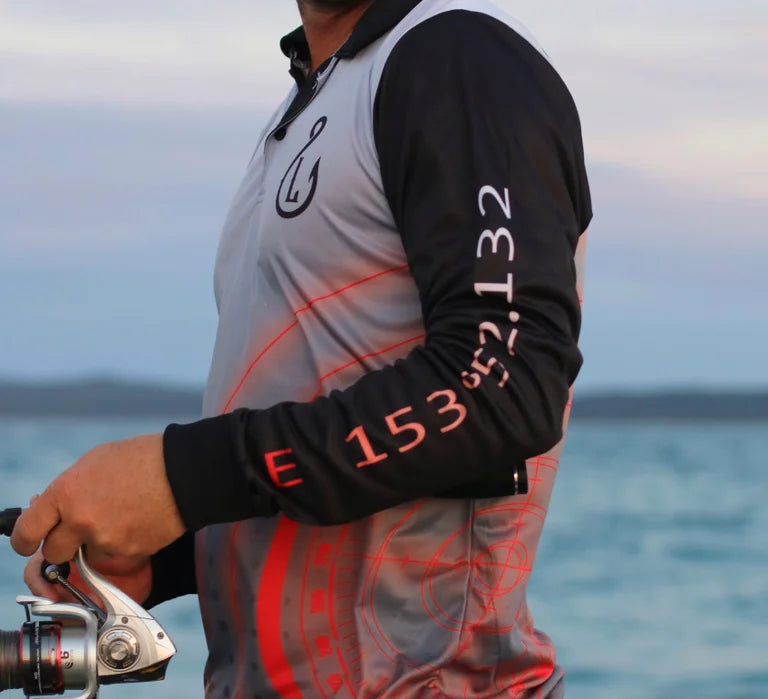 Radar Fishing Jersey - Red – Outer Line