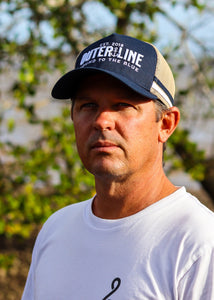 Outer Line Trucker Hat - Navy/Sand