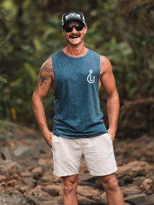 Stonewash Tank - Bluestone