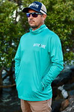 Load image into Gallery viewer, Bound The Blue Fishing Jersey - Aqua
