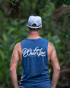 Stonewash Tank - Bluestone