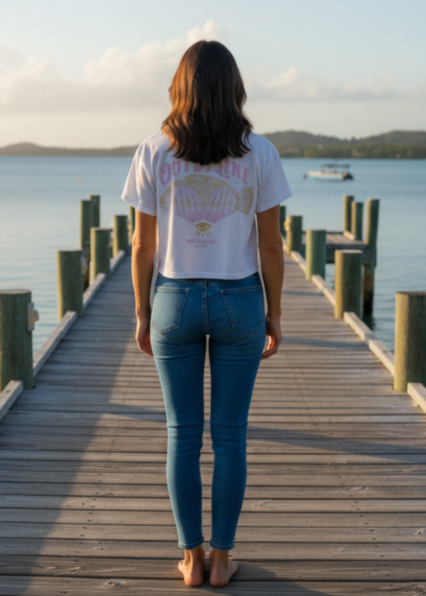 Bluey Queen Crop Tee