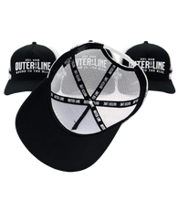 Load image into Gallery viewer, Outer Line Trucker Hat - Black/White
