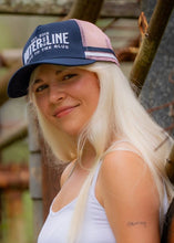 Load image into Gallery viewer, Outer Line Trucker Hat - Navy/Pink
