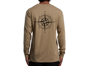 Compass Long Sleeve Tee - Sand