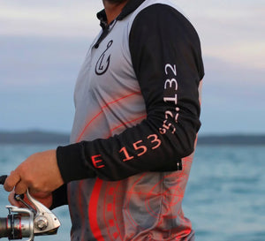 Radar Fishing Jersey - Red