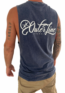 Stonewash Tank - Bluestone